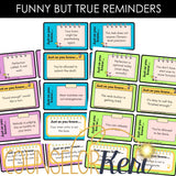 Flexible Thinking Reminder Cards for Perfectionistic Thinkers School Counseling