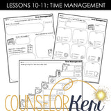 Time Management Lessons: Executive Functioning Classroom Counseling Lesson