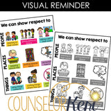 Respect Counseling Activity: Respect Lesson Kindergarten Counseling and SEL
