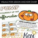 Affirmations Fall Counseling Activity: Self Talk Lesson Plan for Counseling