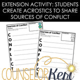 Introduction to Conflict Counseling Lesson: What is Conflict SEL Activity