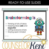 Brainstorming in Conflict Counseling Lesson: Conflict Resolution SEL Activity