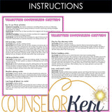 Valentine's Day SEL Centers: Valentine Counseling Activities for February