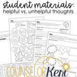 Cognitive Behavioral Therapy Guide & Toolkit: CBT School Counseling Materials