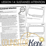 Sustained Attention Lesson: Executive Functioning Classroom Counseling Lesson