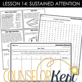 Sustained Attention Lesson: Executive Functioning Classroom Counseling Lesson