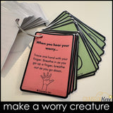 Externalizing Worry: Create a Worry Character Discussion Prompts and Cards for Counseling