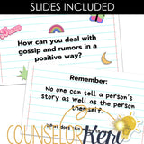 Gossip and Rumors Lesson: How to Deal with Gossip and Rumors Counseling Activity