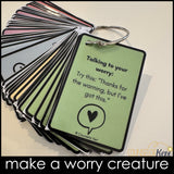 Externalizing Worry: Create a Worry Character Discussion Prompts and Cards for Counseling