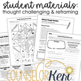 Cognitive Behavioral Therapy Guide & Toolkit: CBT School Counseling Materials