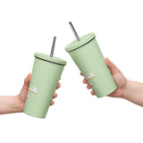 School Counselor Insulated tumbler with a straw