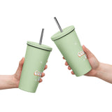 School Counselor Insulated tumbler with a straw