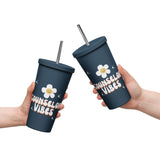 School Counselor Insulated tumbler with a straw