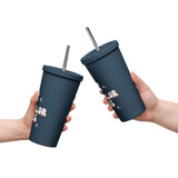 School Counselor Insulated tumbler with a straw