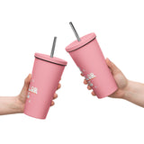 School Counselor Insulated tumbler with a straw