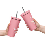 School Counselor Insulated tumbler with a straw