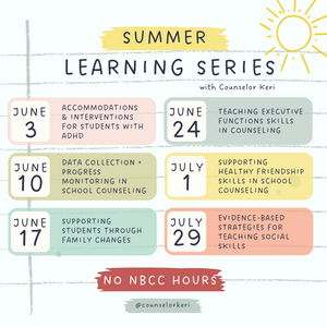 Summer Learning Series On Demand Webinar Bundle: Sessions with No NBCC Clock Hours