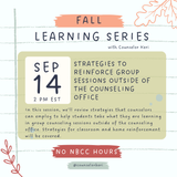 Fall Learning Series Webinar Bundle