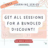 Fall Learning Series Webinar Bundle