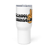 School Counselor Travel mug with a handle