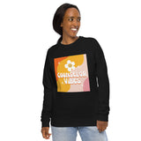 Counselor Vibes Unisex organic raglan sweatshirt
