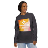 Counselor Vibes Unisex organic raglan sweatshirt