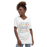 The School Counselor's Department Unisex Short Sleeve V-Neck T-Shirt