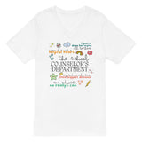 The School Counselor's Department Unisex Short Sleeve V-Neck T-Shirt