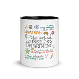 The School Counselor's Department Mug with Color Inside