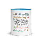 The School Counselor's Department Mug with Color Inside