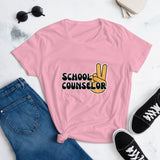 School Counselor Peace Women's short sleeve t-shirt