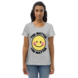 You Matter Women's fitted eco tee