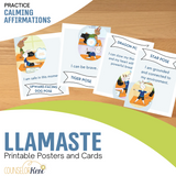 Llamaste: Downloadable Yoga Cards with Affirmations for Kids Who Worry