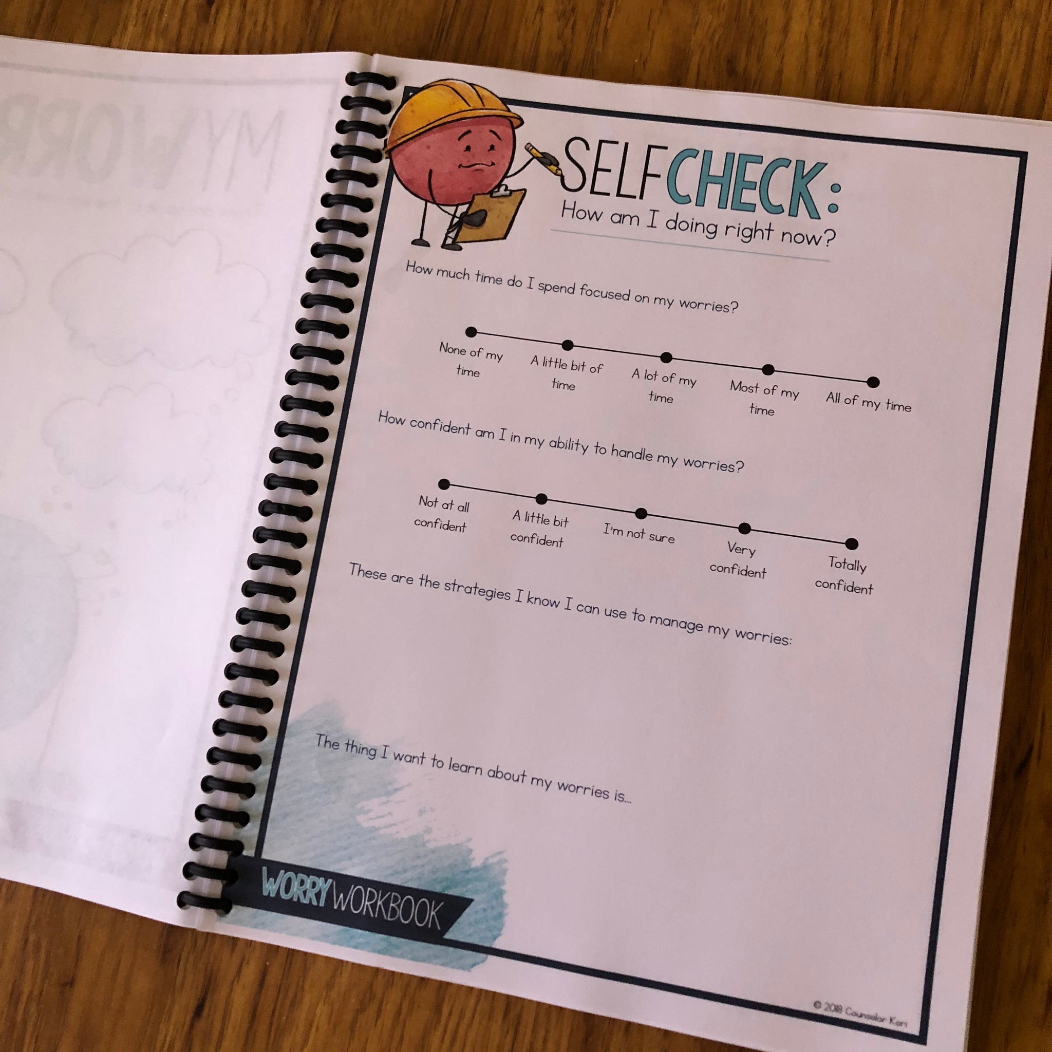 Worry Journal Example Worry Workbook: Worry Management Journal – Counselor Keri