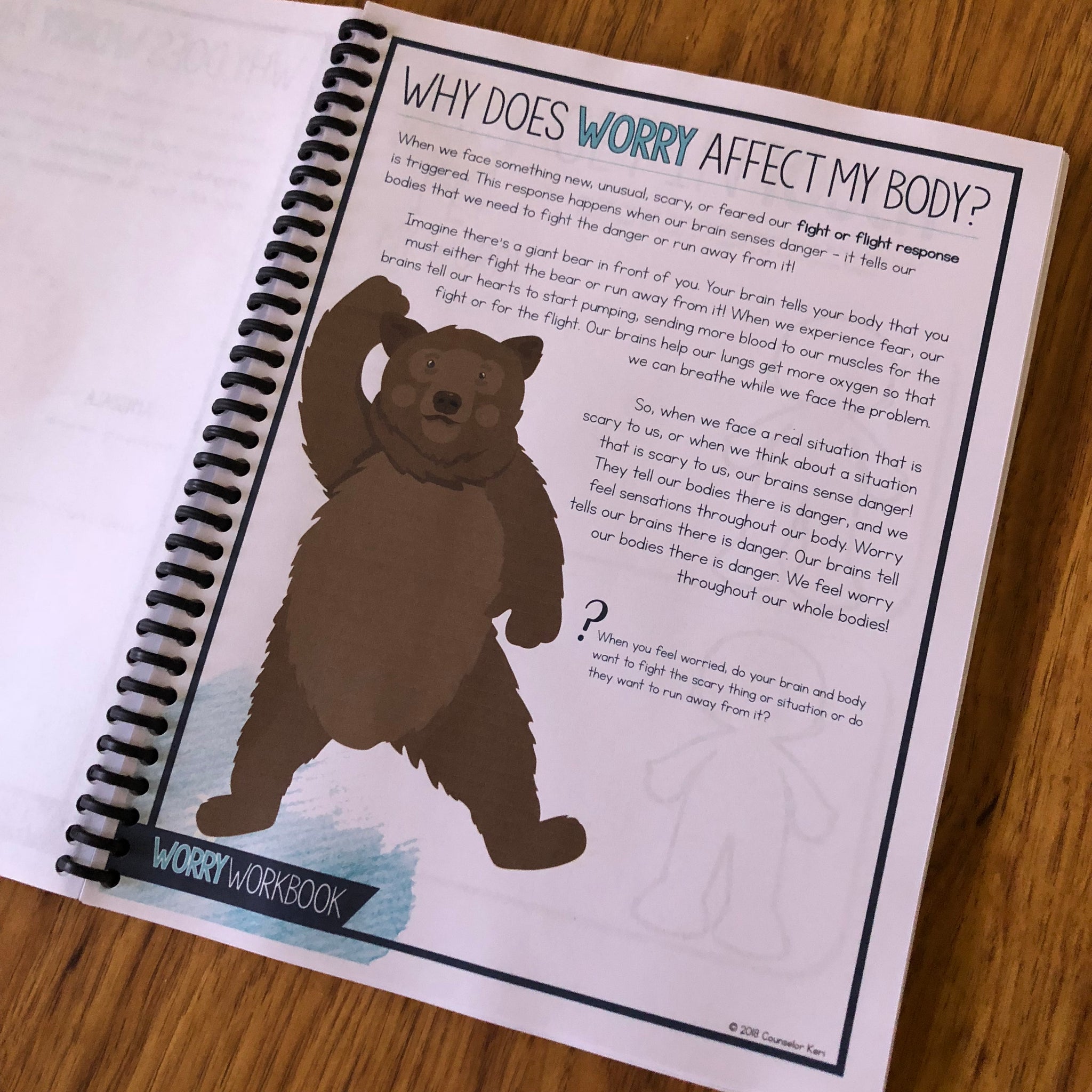 Worry Note Worry Workbook: Worry Management Journal – Counselor Keri