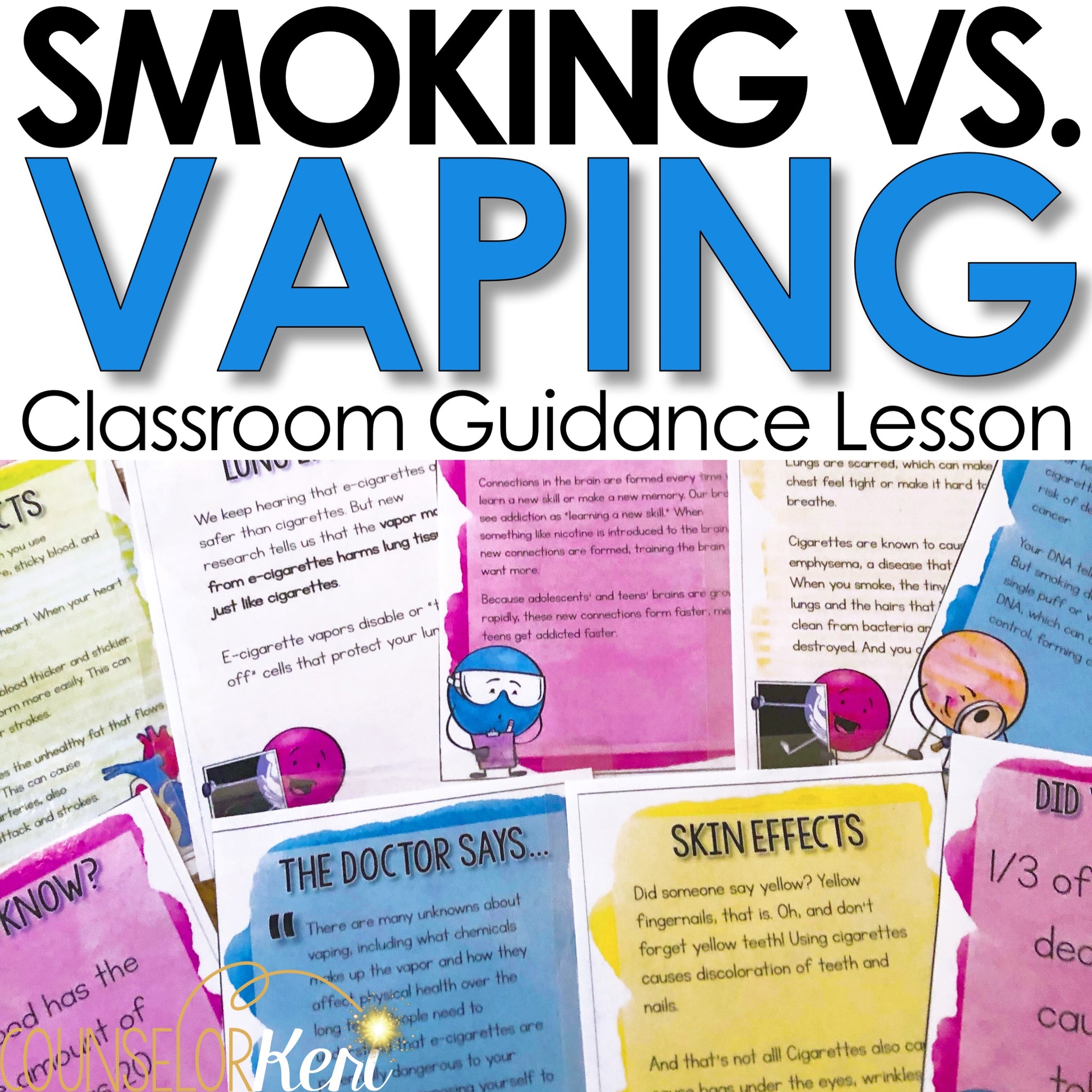 Vaping Cigarettes and E Cigarettes Classroom Guidance Lesson