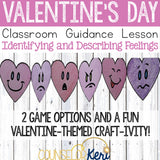 Valentine's Day Activity Classroom Guidance Lesson to Explore Feelings