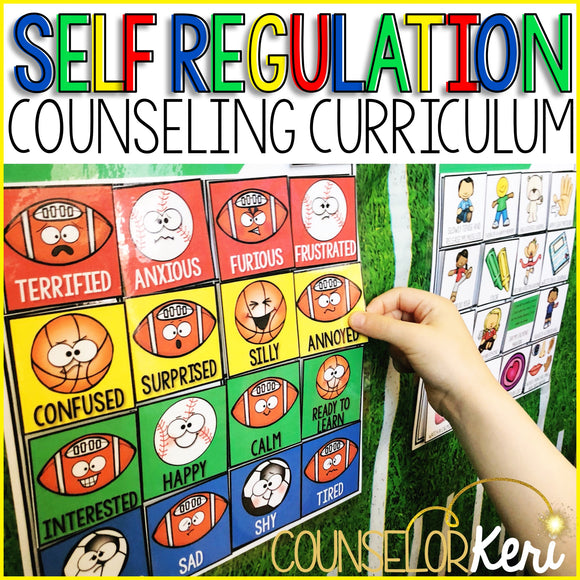 Self Regulation Curriculum: Self Regulation Activities for School Counseling
