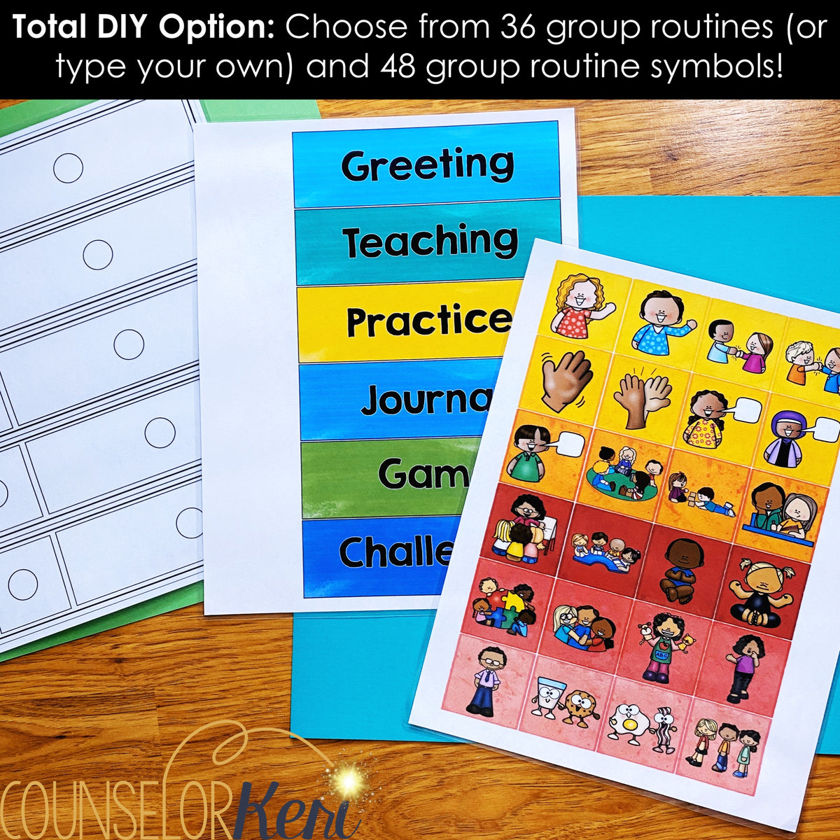 Counseling Visual Schedules for Classroom Guidance and Group Routines ...