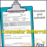 Counselor Time Tracker Use of Time Analysis Plus Bonus Counseling Forms & Templates