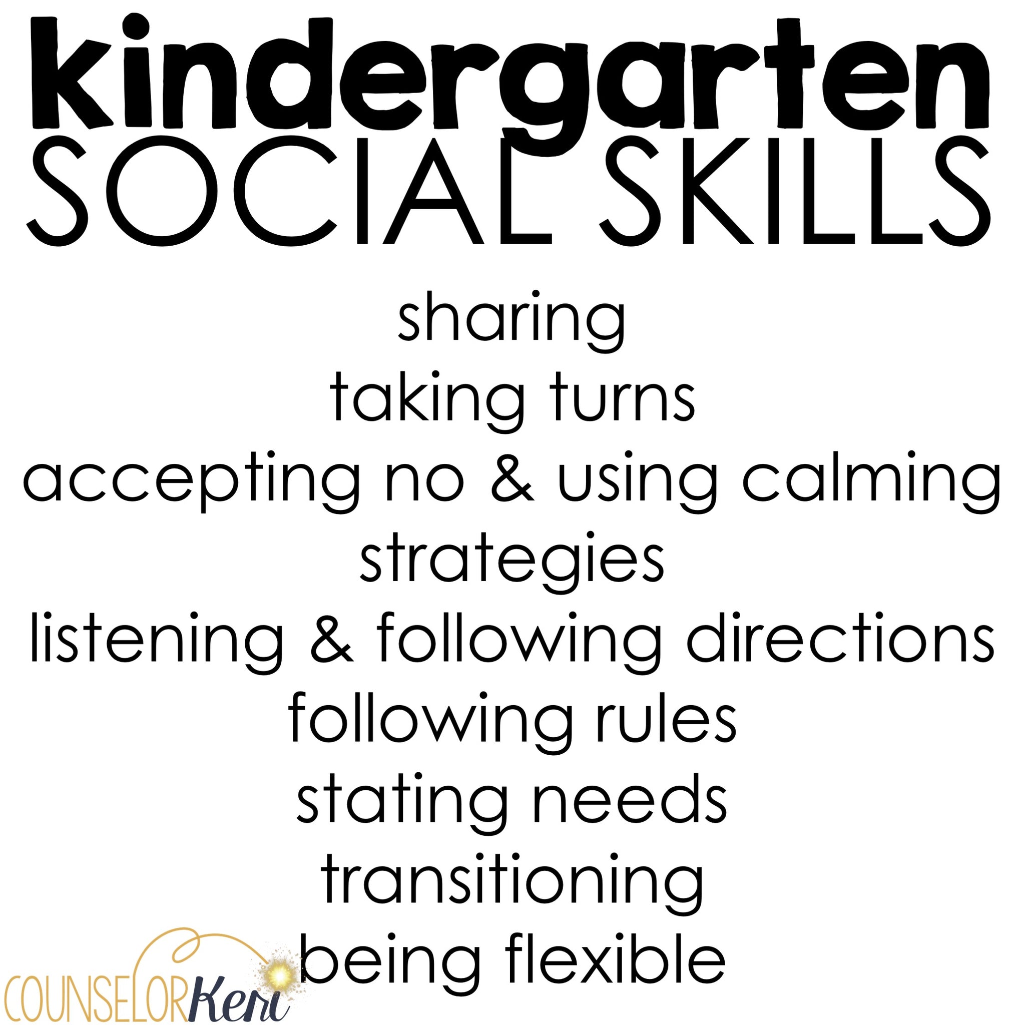 Kindergarten Social Skills Activities Social Skills Group Counseling