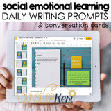 Social Emotional Learning SEL Writing Prompts and Conversation Starters