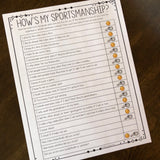 Sportsmanship Lesson and Centers Classroom Guidance Lesson for School Counseling