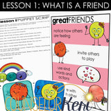 Kindergarten Friendship Group Counseling Curriculum