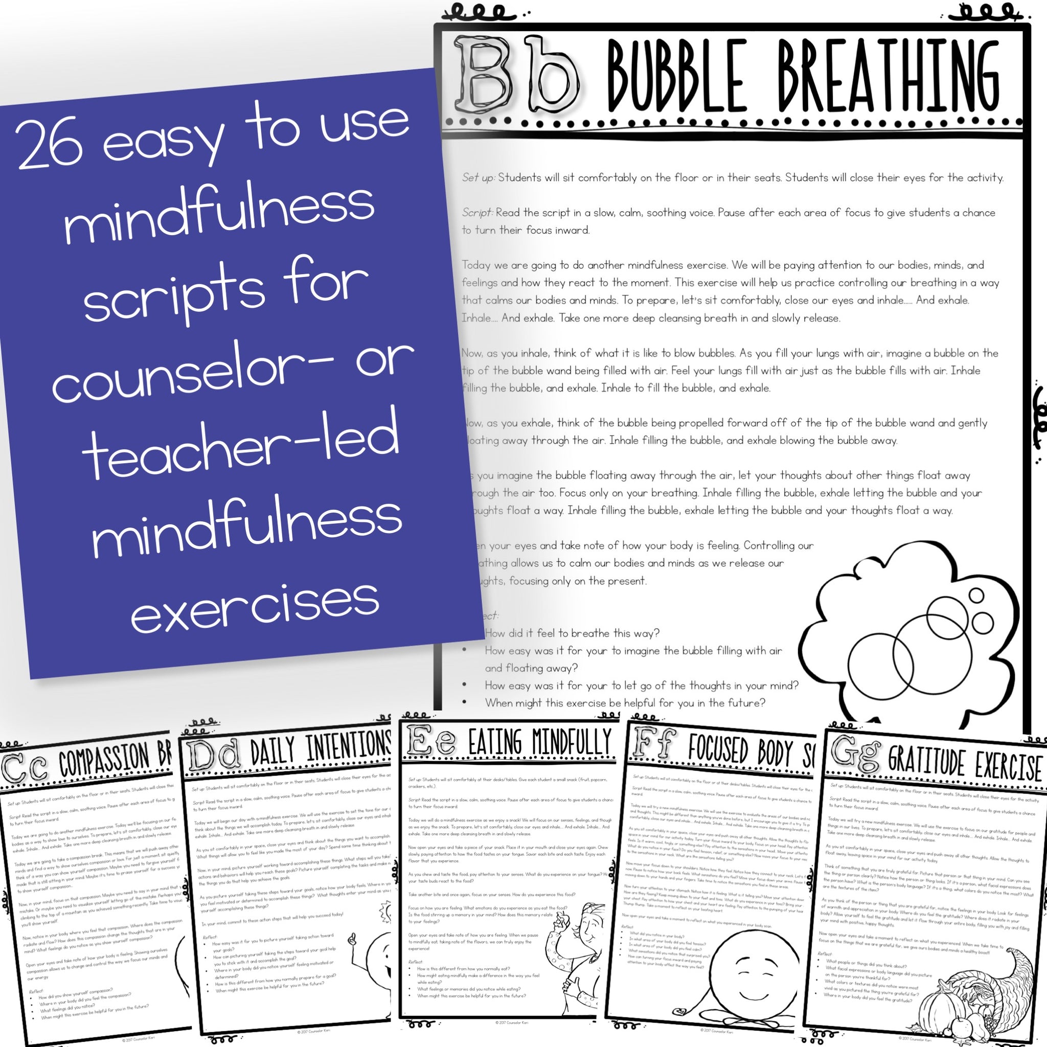 Mindfulness from A to Z: 26 Mindfulness Scripts and Mindfulness Activi ...