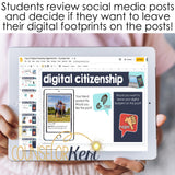 Digital Footprint Digital Activity for Google Classroom Distance Learning