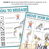 Calming Strategies Activity Classroom Guidance Lessons: Coping Skills Centers