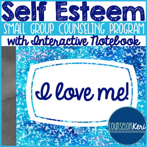 Self Esteem Group Counseling Program with Interactive Notebook