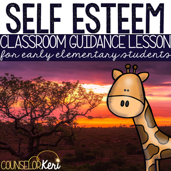 Self Esteem Classroom Guidance Lesson/Small Group Activity for Counseling