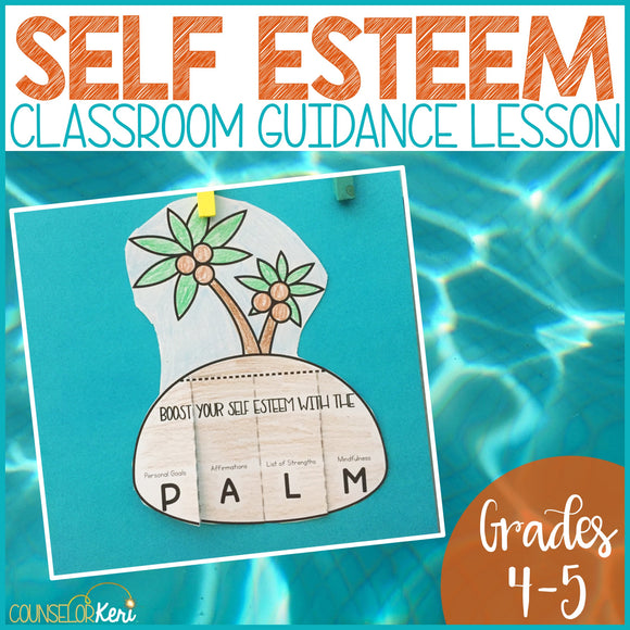 Self Esteem Elementary School Counseling Classroom Guidance Lesson